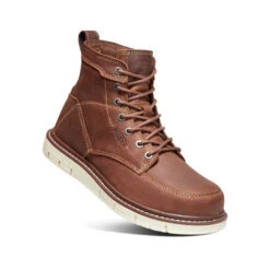Keen Women's San Jose 6" Boot (Soft Toe) | Gingerbread/Off White -Footique Shop d13334cd81cb42585e6395deffd3d2bc9dfaf3b9