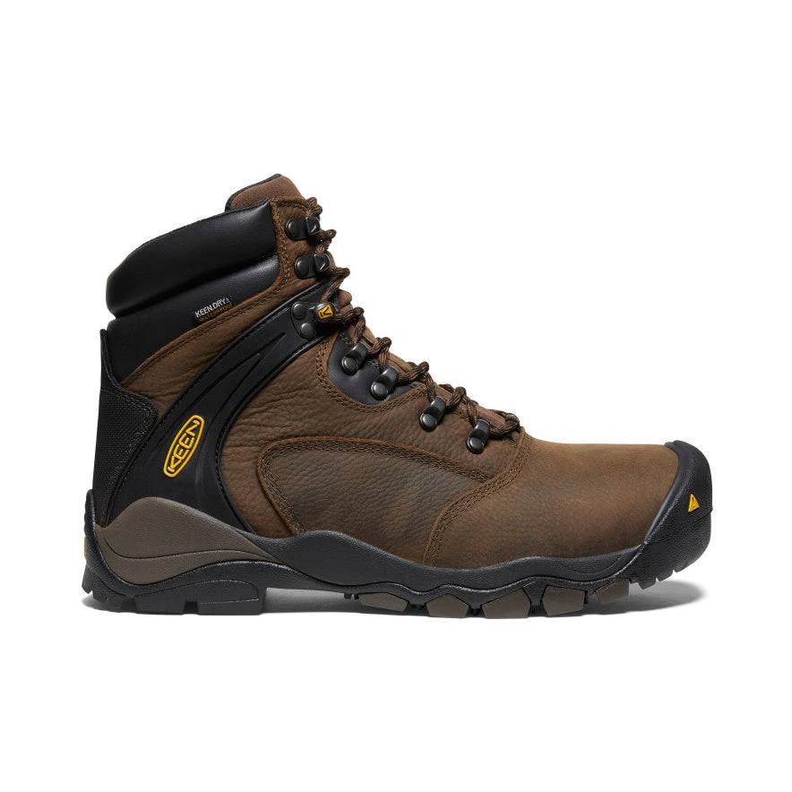 Keen Men's Louisville 6" Waterproof Boot (Steel Toe) | Cascade Brown 3 Keen Men's Louisville 6" Waterproof Boot (Steel Toe) | Cascade Brown