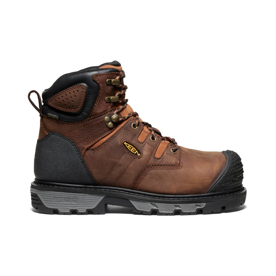Keen Men's Camden 6" Waterproof Boot (Carbon-Fiber Toe) | Leather Brown/Black 3 Keen Men's Camden 6" Waterproof Boot (Carbon-Fiber Toe) | Leather Brown/Black