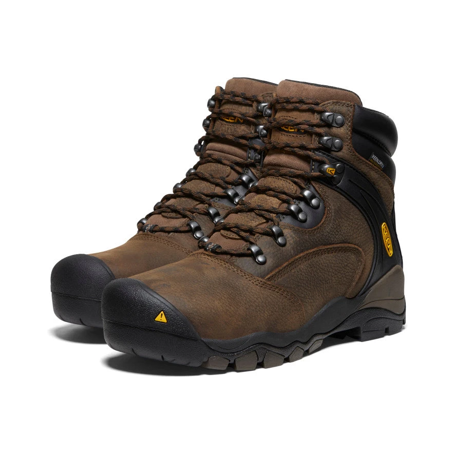 Keen Men's Louisville 6" Waterproof Boot (Steel Toe) | Cascade Brown 4 Keen Men's Louisville 6" Waterproof Boot (Steel Toe) | Cascade Brown - Image 2