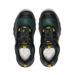 Keen Big Kids' Wanduro Waterproof Shoe | Black/Greener Pastures -Footique Shop ded641ba202e03efbc06d09dd6c6d54b4fa97180