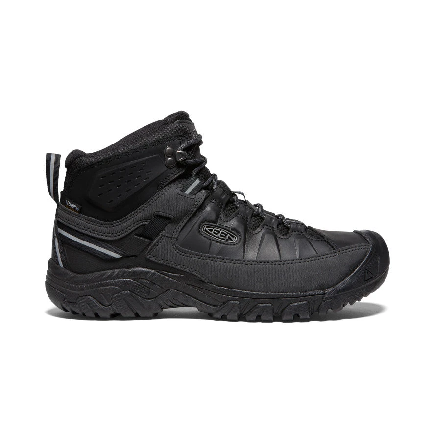 Keen Men's Targhee III Waterproof Mid | Triple Black 3 Keen Men's Targhee III Waterproof Mid | Triple Black