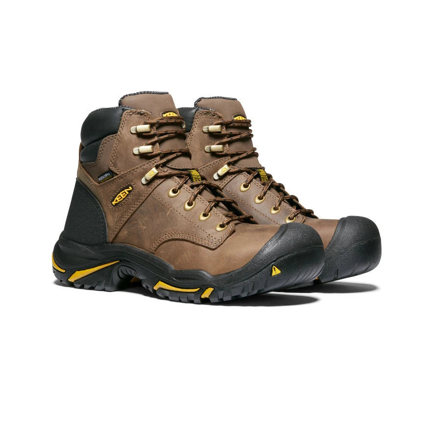 Keen Men's Mt Vernon 6" Waterproof Boot (Steel Toe) | Cascade Brown 4 Keen Men's Mt Vernon 6" Waterproof Boot (Steel Toe) | Cascade Brown - Image 2