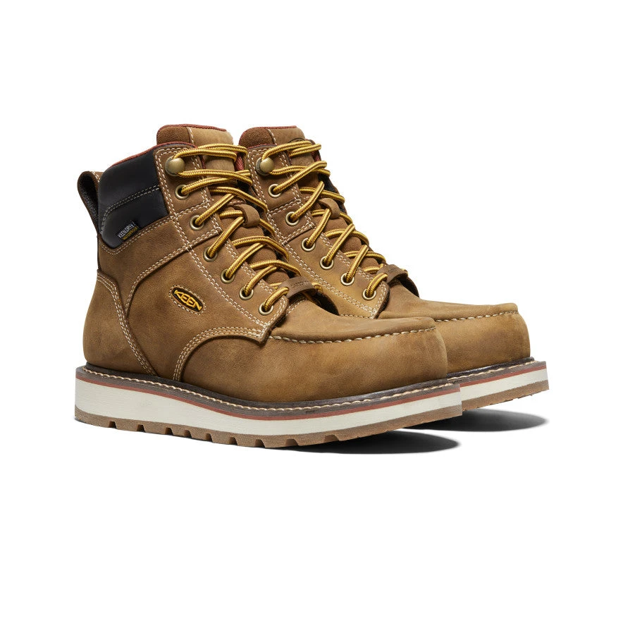 Keen Women's Cincinnati 6" Waterproof Boot (Carbon-Fiber Toe) | Belgian/Sandshell 4 Keen Women's Cincinnati 6" Waterproof Boot (Carbon-Fiber Toe) | Belgian/Sandshell - Image 2