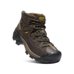 Keen Men's Targhee II Mid Waterproof Hiking Boots | Canteen/Dark Olive -Footique Shop eb2565fa8ab130127ec4ea50cf83d8450802941f