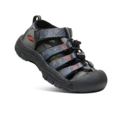 Keen Little Kids' Newport H2 | Steel Grey/Black -Footique Shop ed87c0c00c8190b249d8bf0fa2874b2b6a7126cd