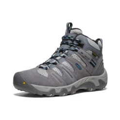 Keen Women's Headout Waterproof Hiking Boot | Steel Grey/Blue Heaven -Footique Shop f19ee28ff5c3a0fa00d3ea581523413aa385035d