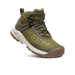 Keen Women's NXIS EVO Waterproof Boot | Olive Drab/Silver Birch -Footique Shop f1f8df34c0b8648f3ddce7033c87cbf576a98441