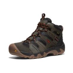 Keen Men's Headout Waterproof Hiking Boot | Black Olive/Fossil Orange 10 Keen Men's Headout Waterproof Hiking Boot | Black Olive/Fossil Orange -Footique Shop f3f76b60fbc0003126251db1ed3666f8c2f7e956