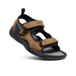 Keen Men's Drift Creek Two-Strap Sandal | Bison/Black -Footique Shop f9633c76698830524ef08352ef94888737db0d28