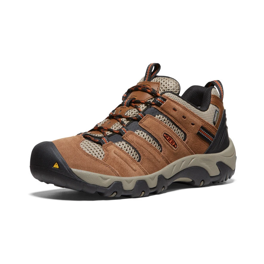 Keen Men's Headout Waterproof Hiking Shoe | Bison/Fossil Orange 5 Keen Men's Headout Waterproof Hiking Shoe | Bison/Fossil Orange - Image 3